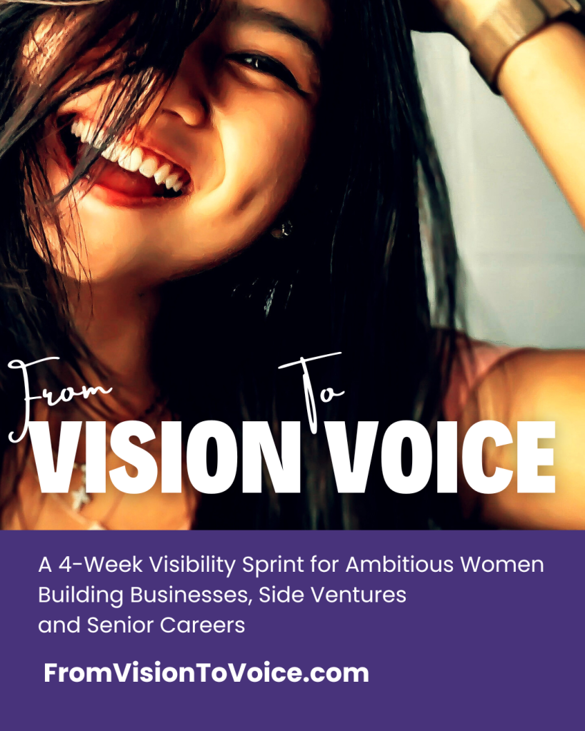 from vision to voice program by krista goon and rowena morais