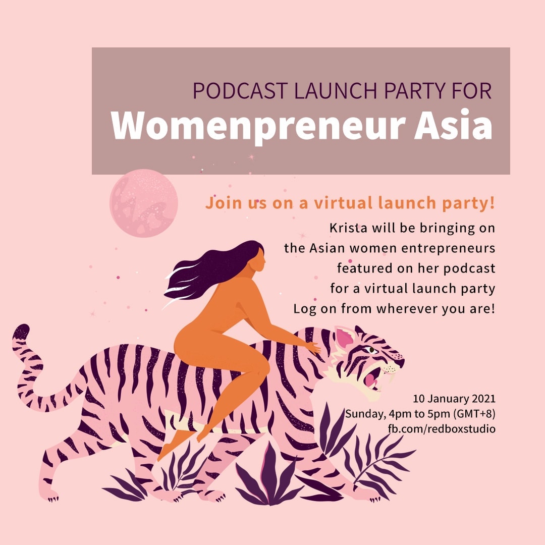 Womenpreneur Asia Podcast Launch on FB Live (Video)